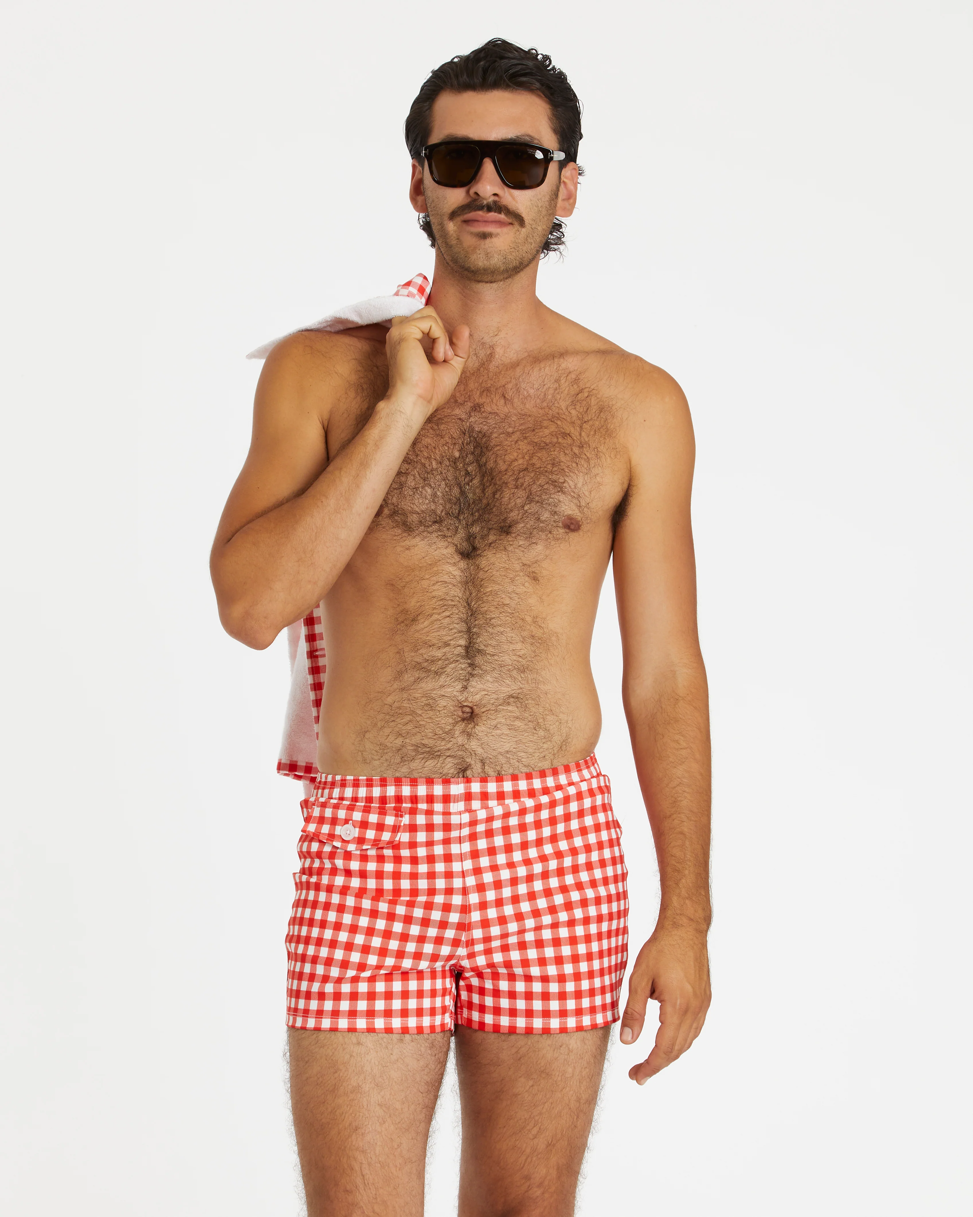 Gingham Cabana Trunk (Red) - Image 2
