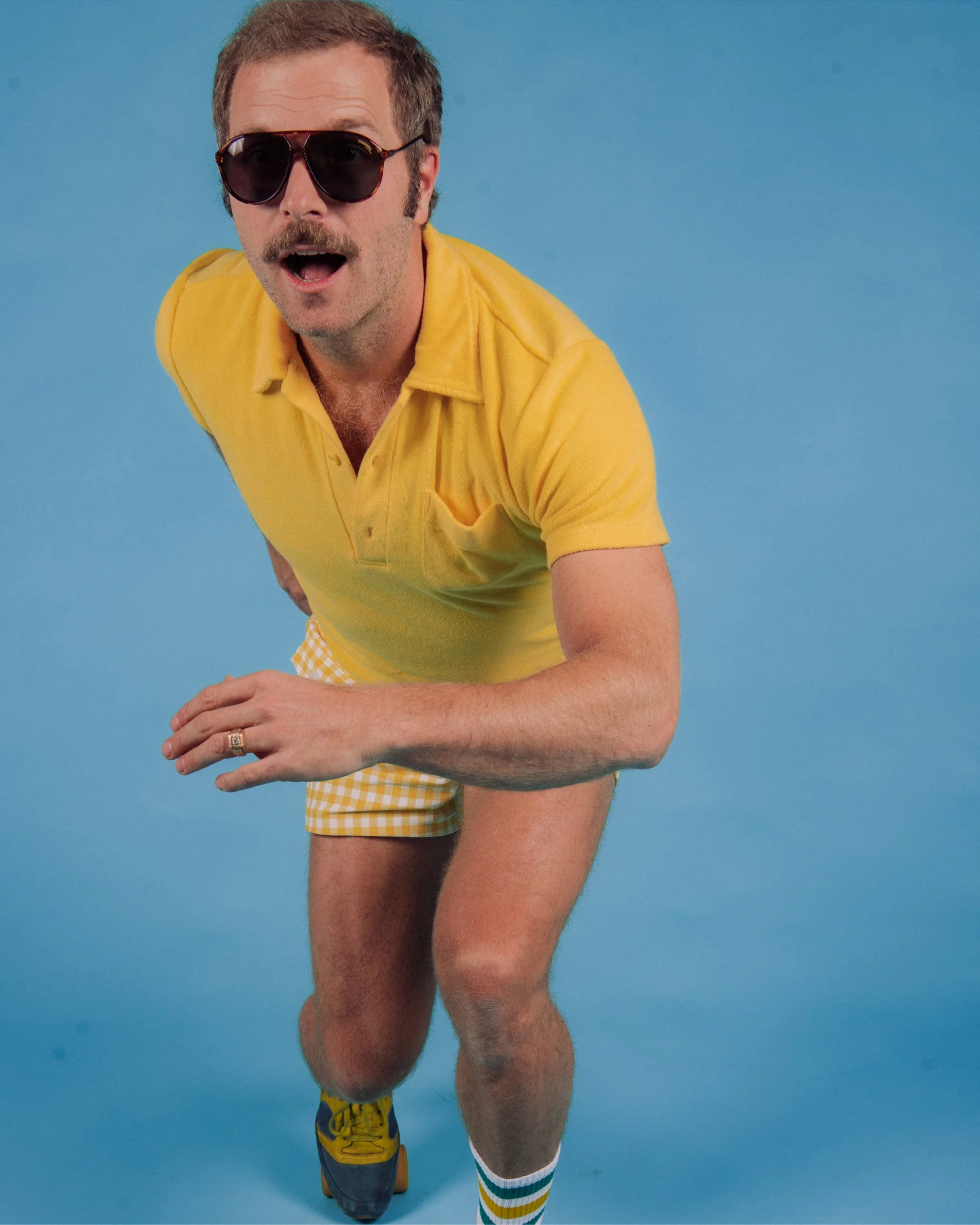 Gingham Cabana Trunk (Yellow) - Image 12