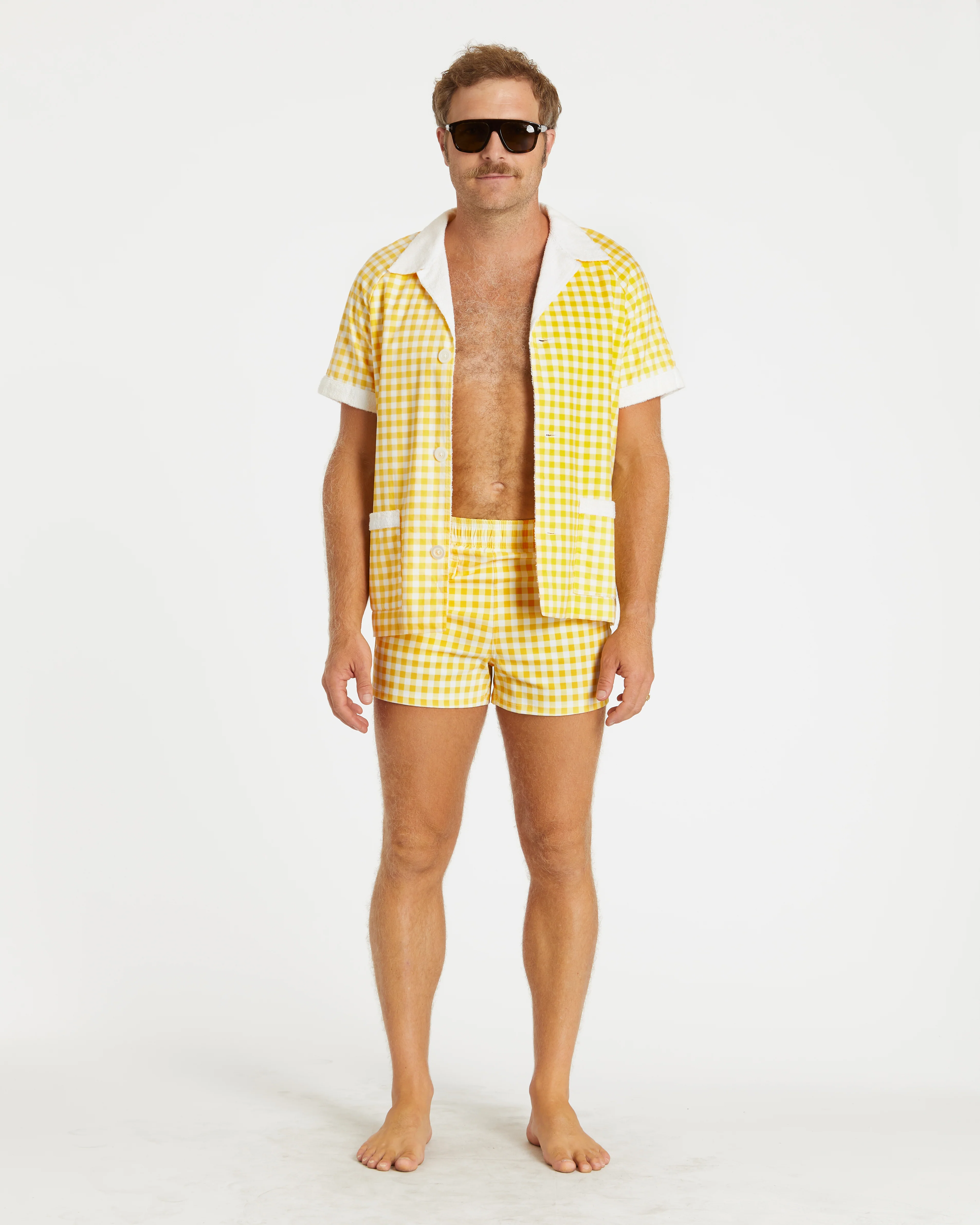 Gingham Cabana Trunk (Yellow) - Image 5