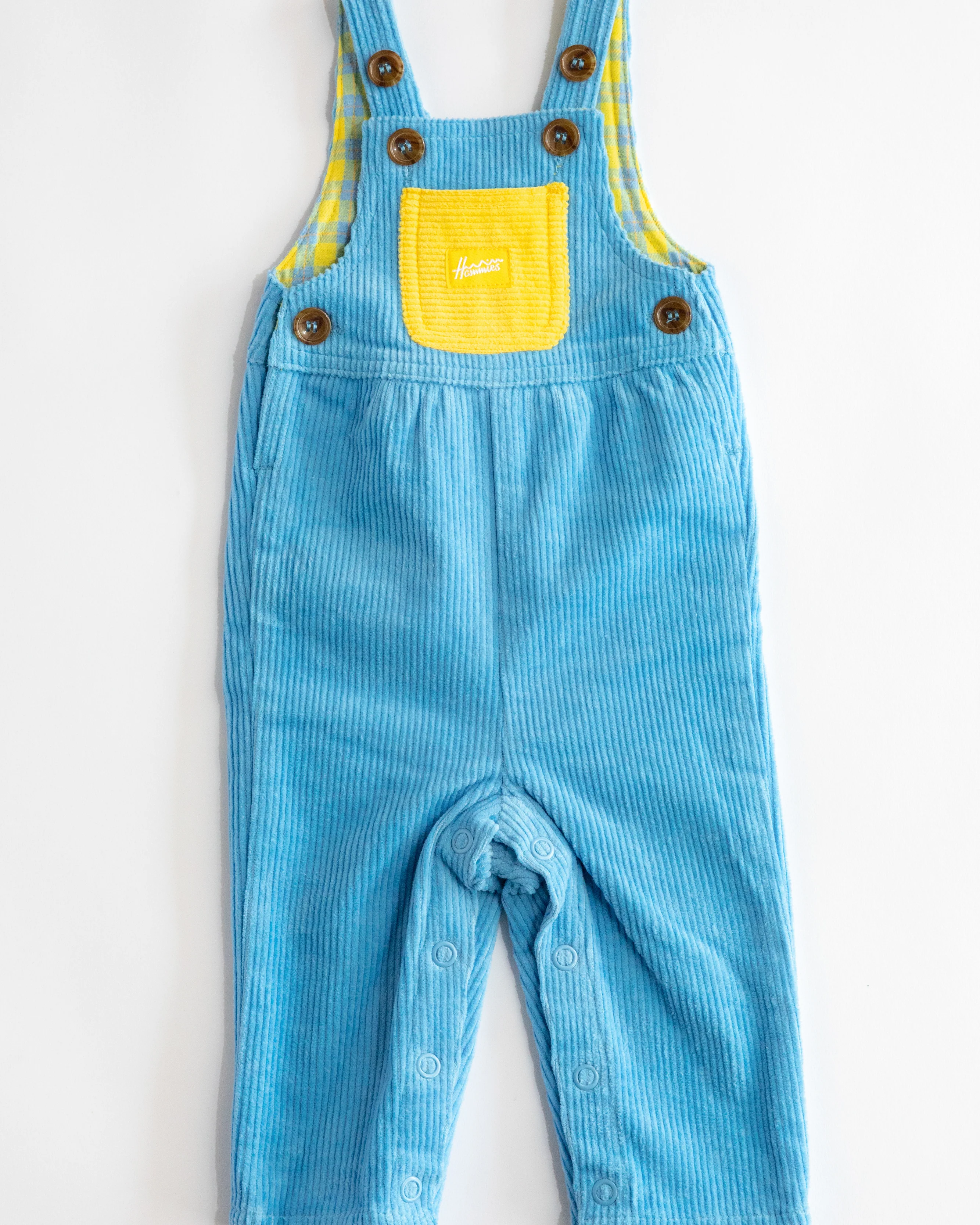Kid's Overall (Blue Poppy/Yellow) - Image 4