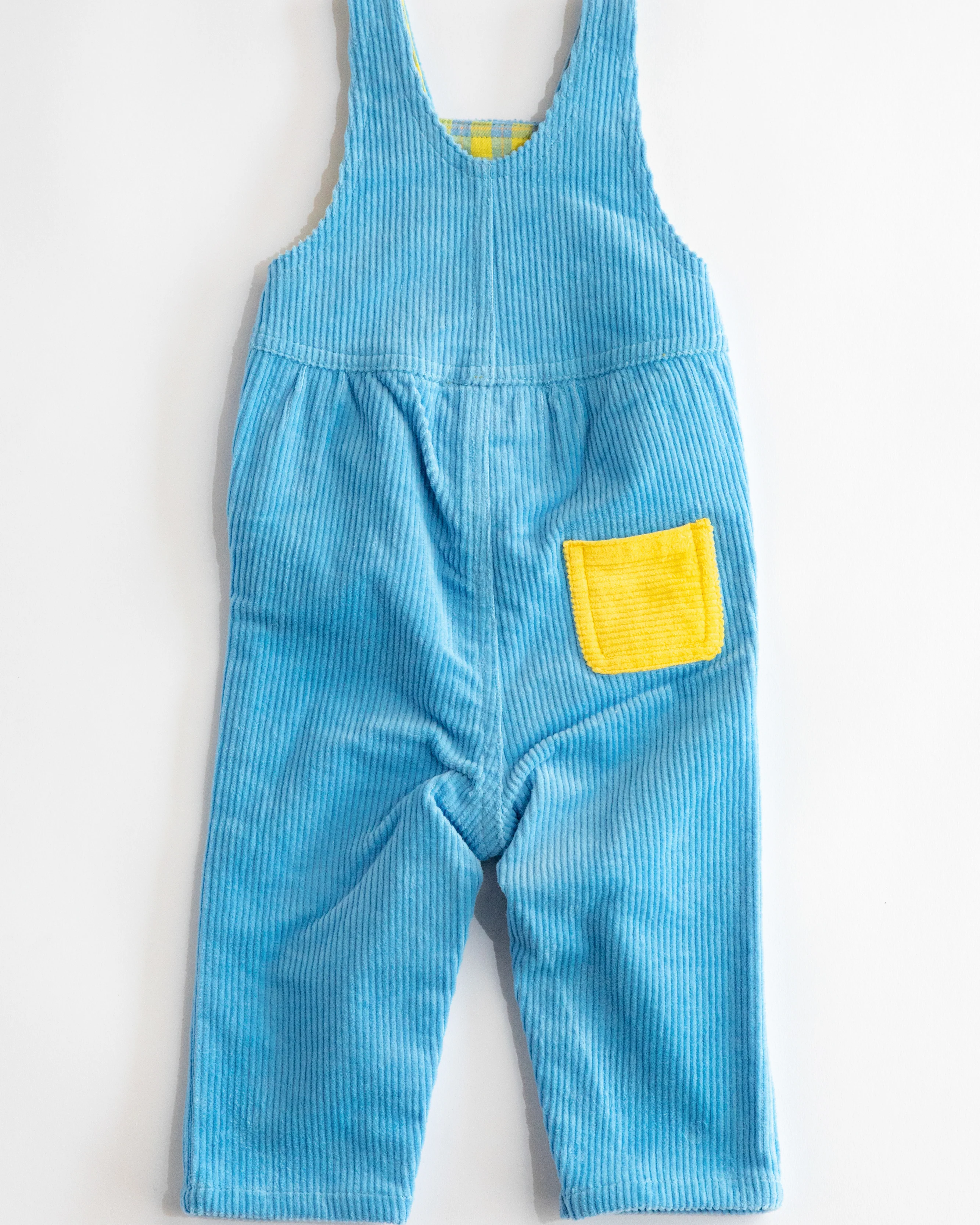 Kid's Overall (Blue Poppy/Yellow) - Image 5