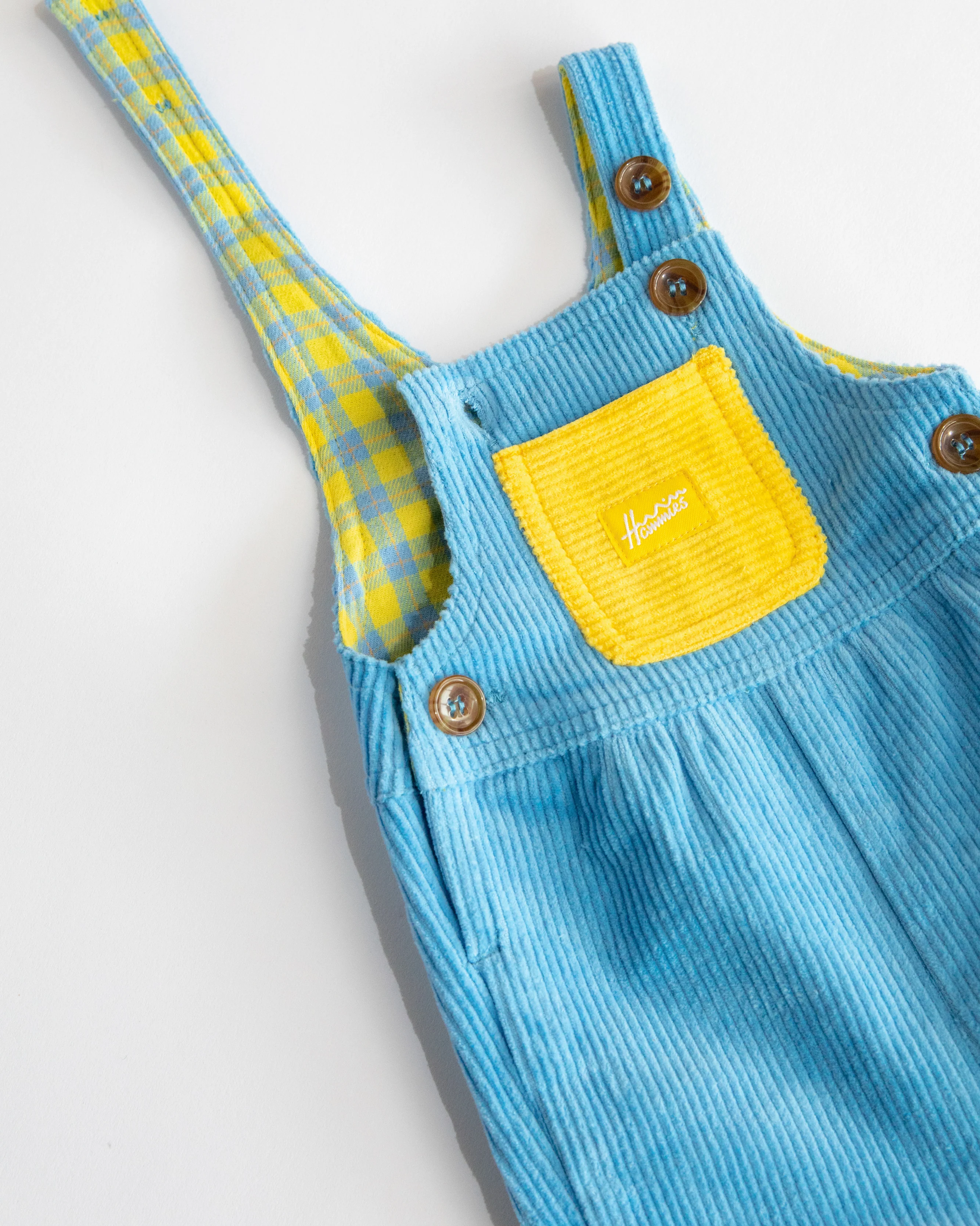 Kid's Overall (Blue Poppy/Yellow) - Image 6