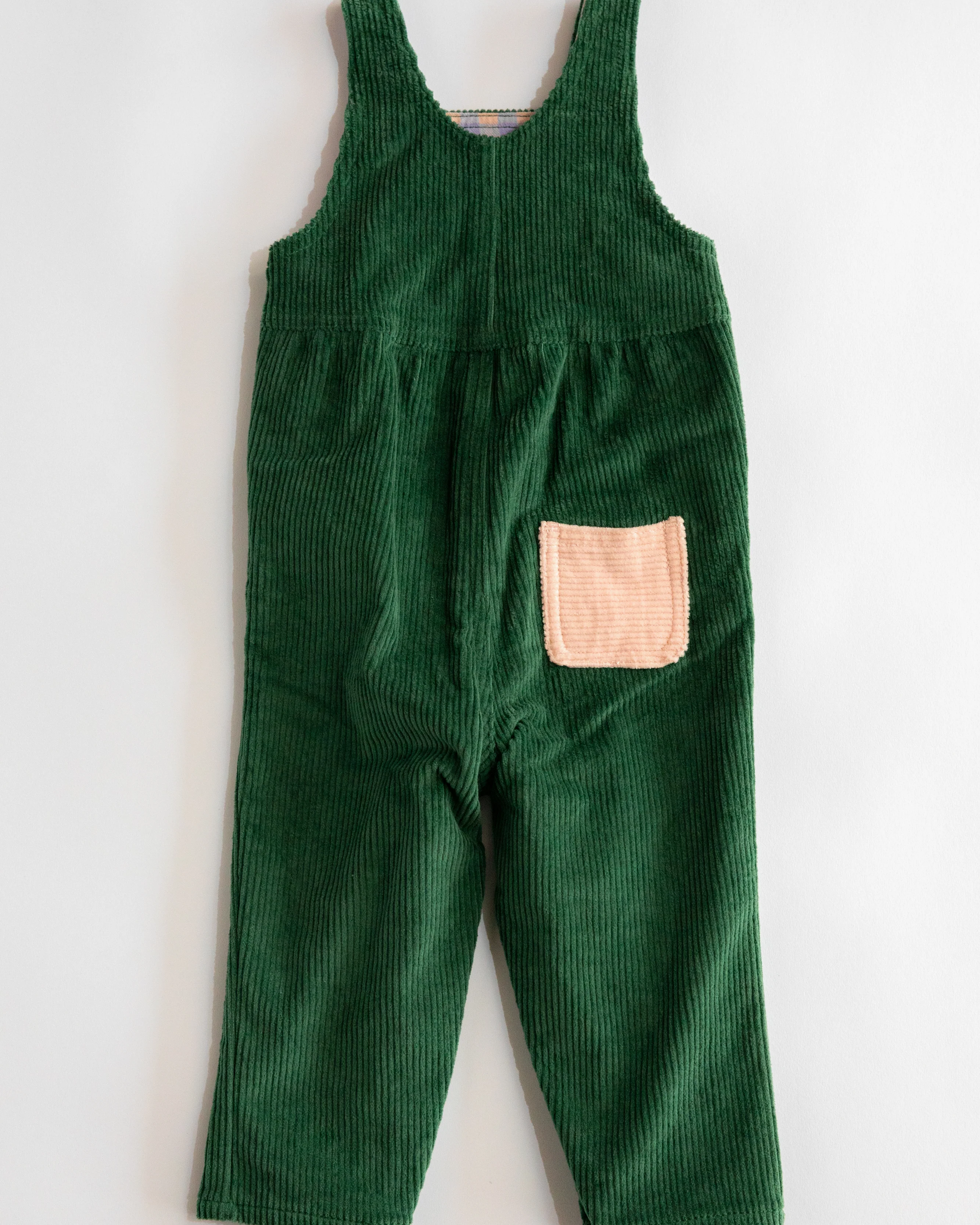 Kid's Overall (Forest Green/Powder Pink) - Image 9
