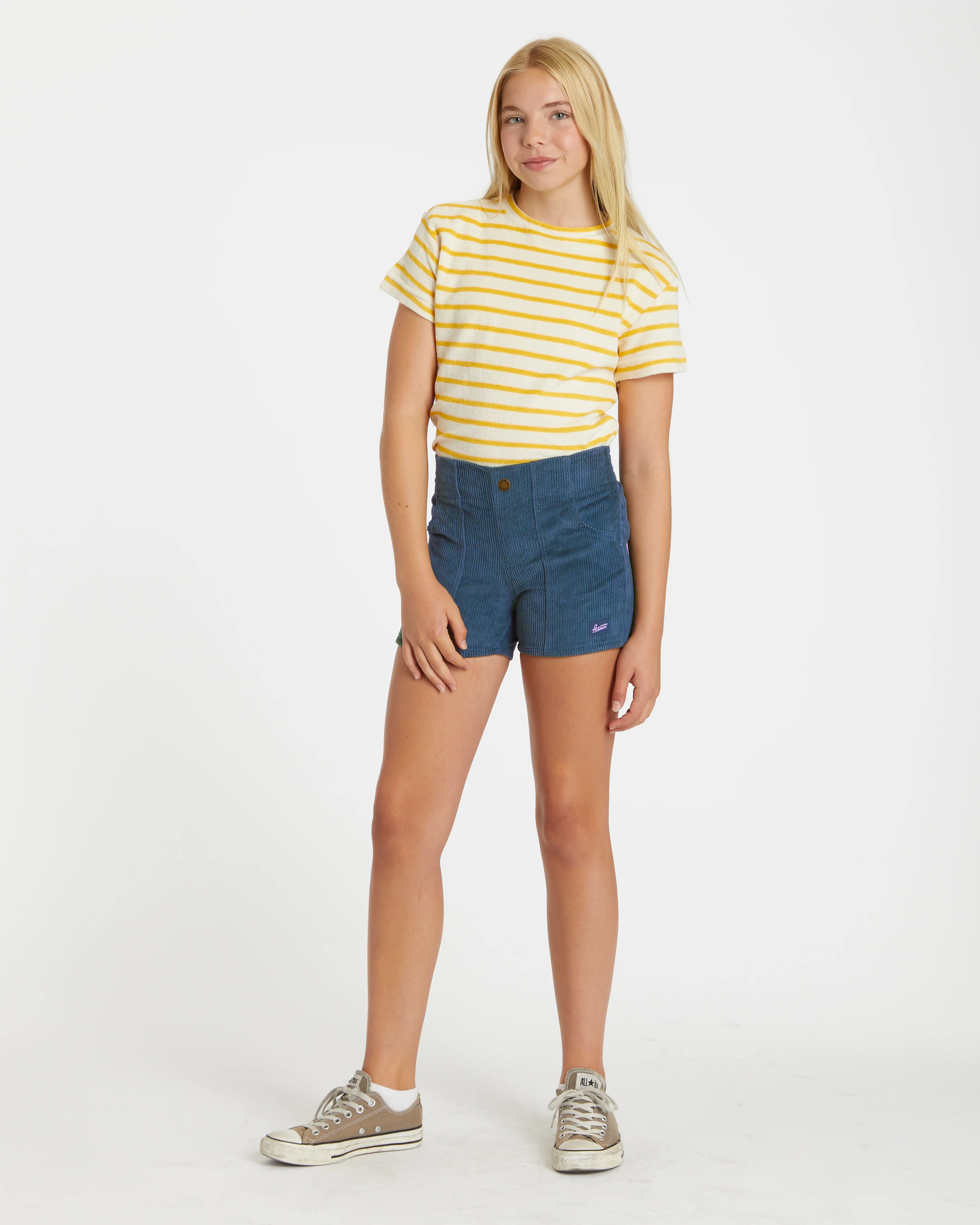 Kid's Terry Tee (Cream/Gold) - Image 5