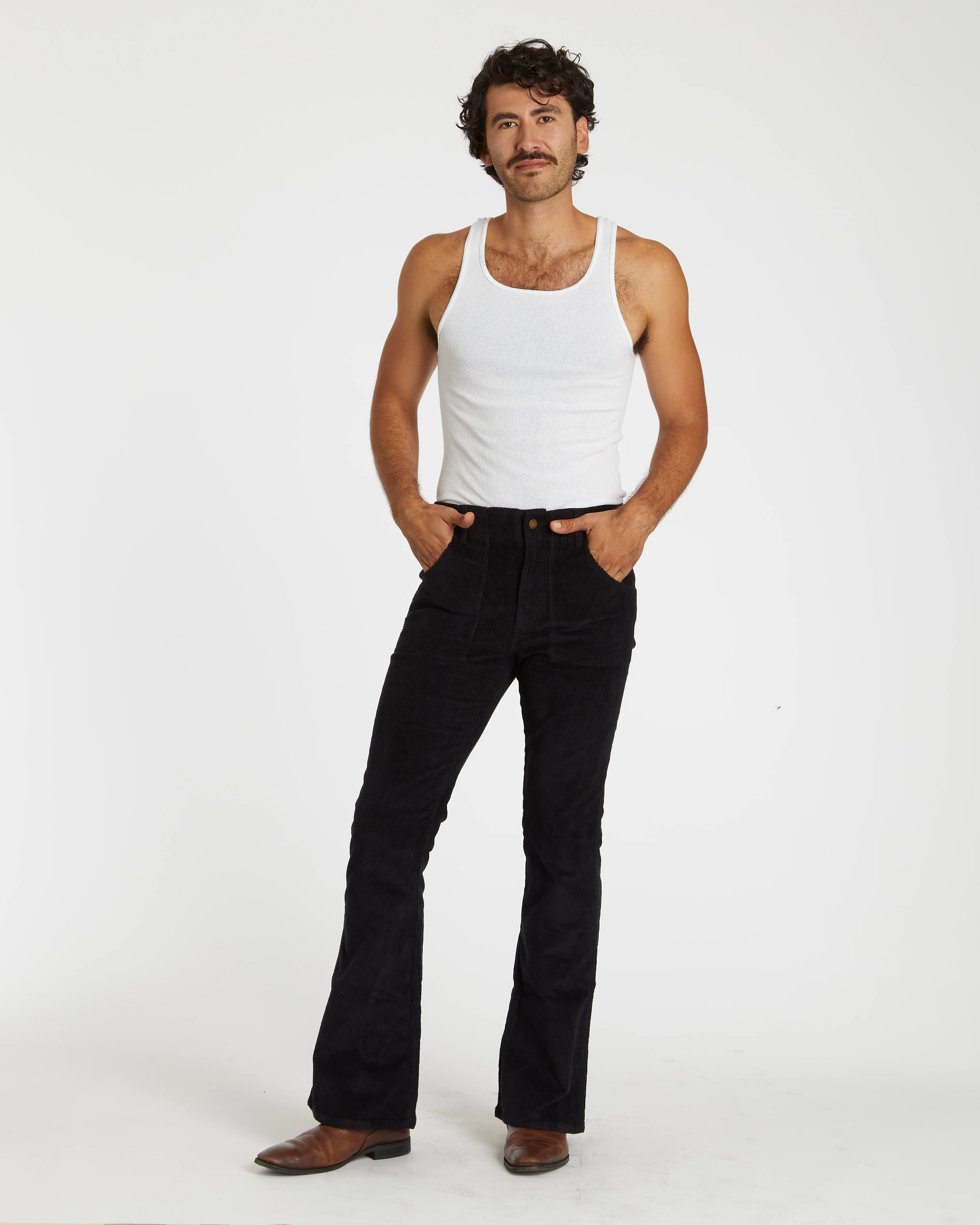 Men's Bell Bottom (Black) - Image 2