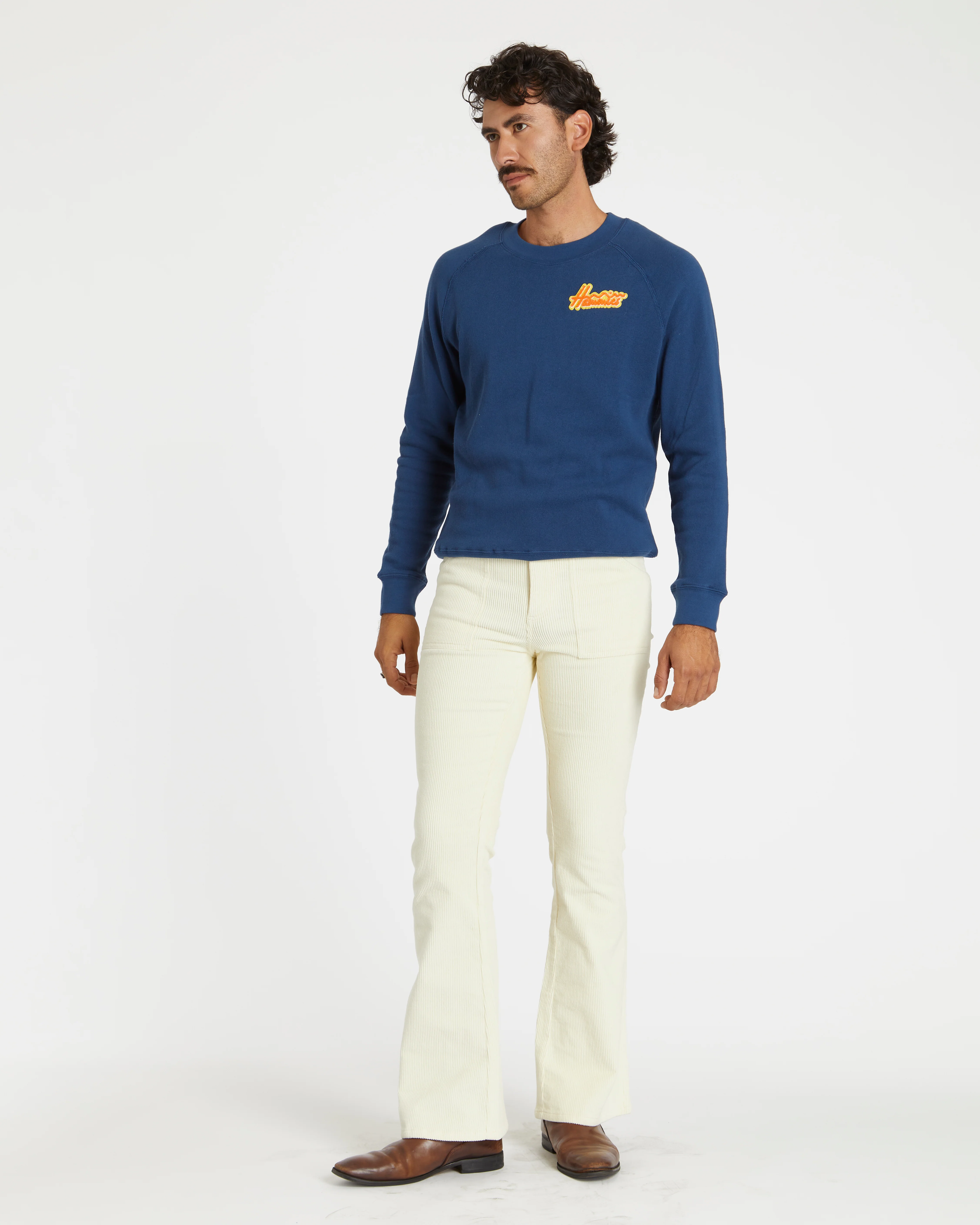 Men's Bell Bottom (Cream) - Image 3