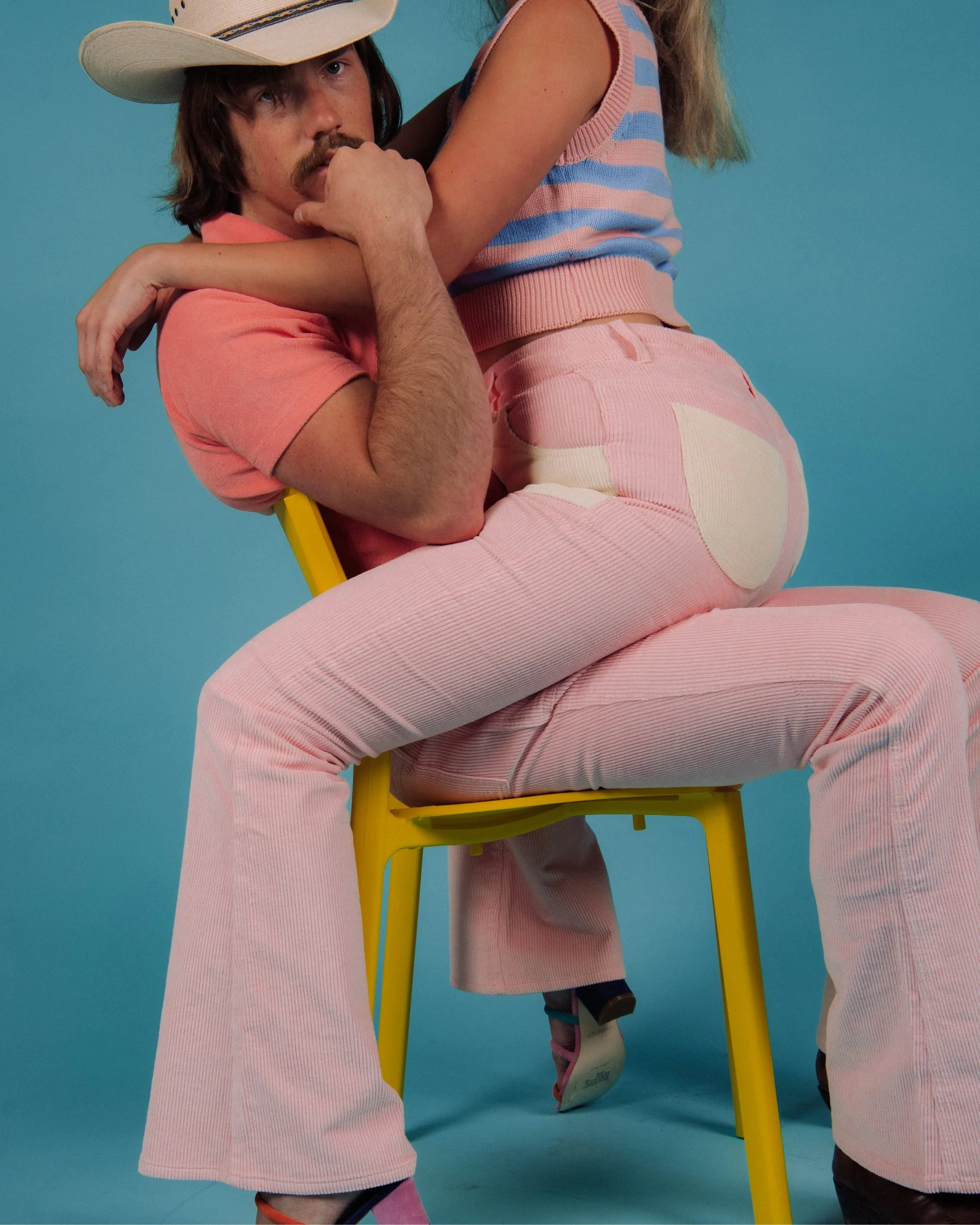 Men's Bell Bottom (Powder Pink) - Image 6