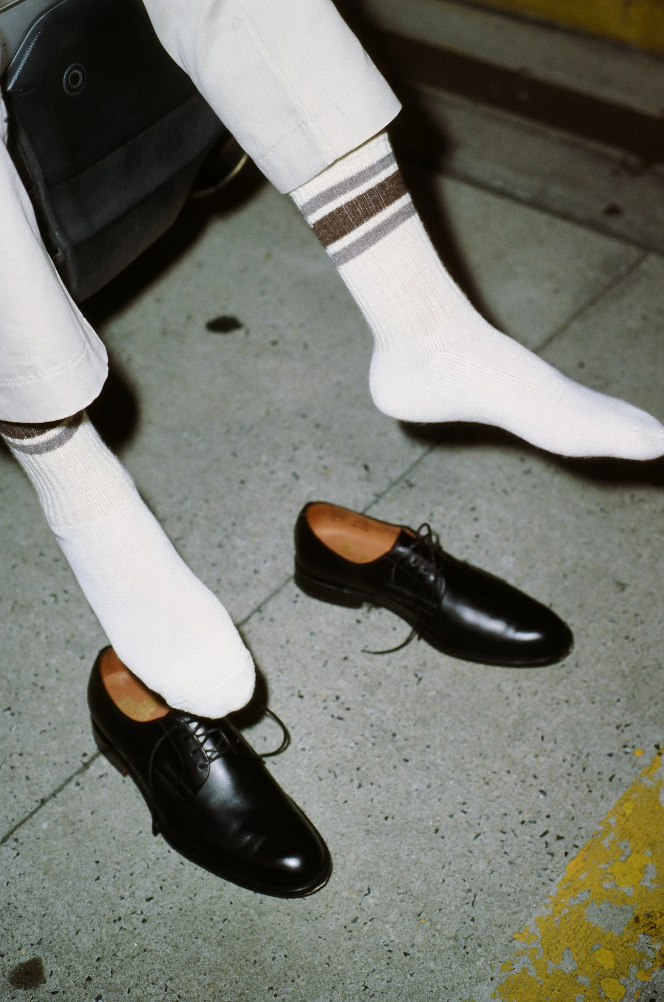 Merino Retro Stripe Tube Sock - Image 2
