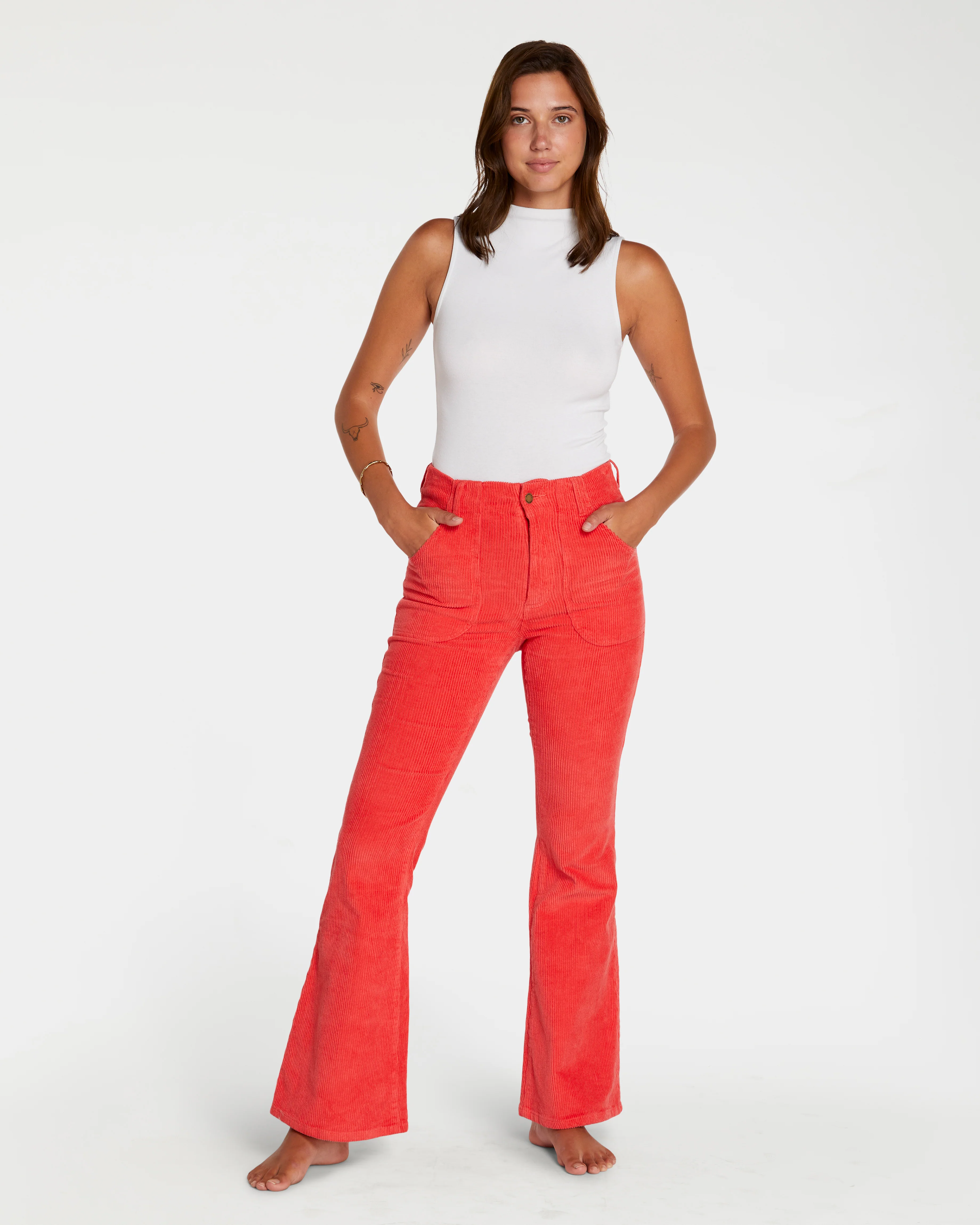 Women's Bell Bottom (Red)
